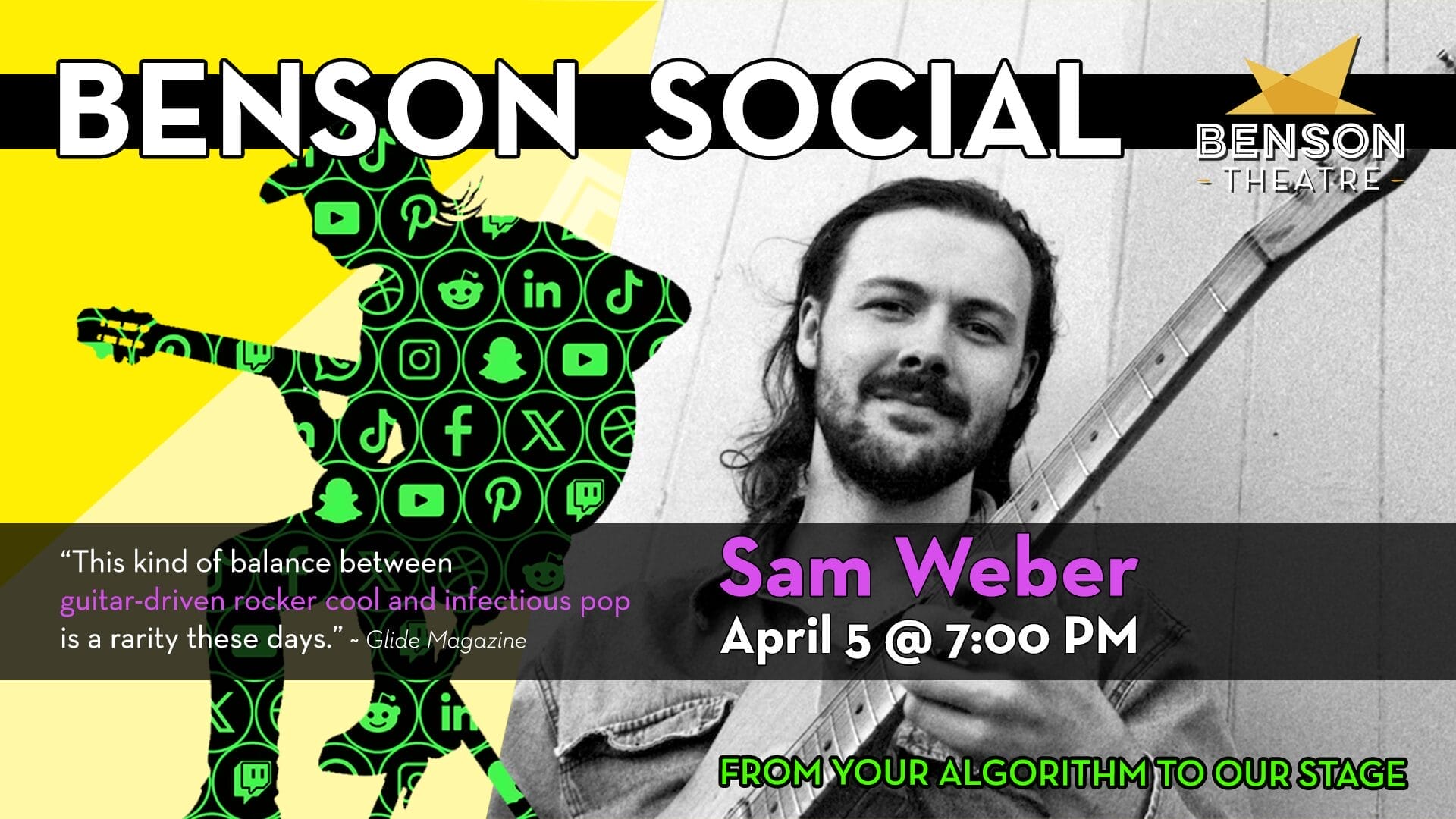 Benson Social Presents: Sam Weber