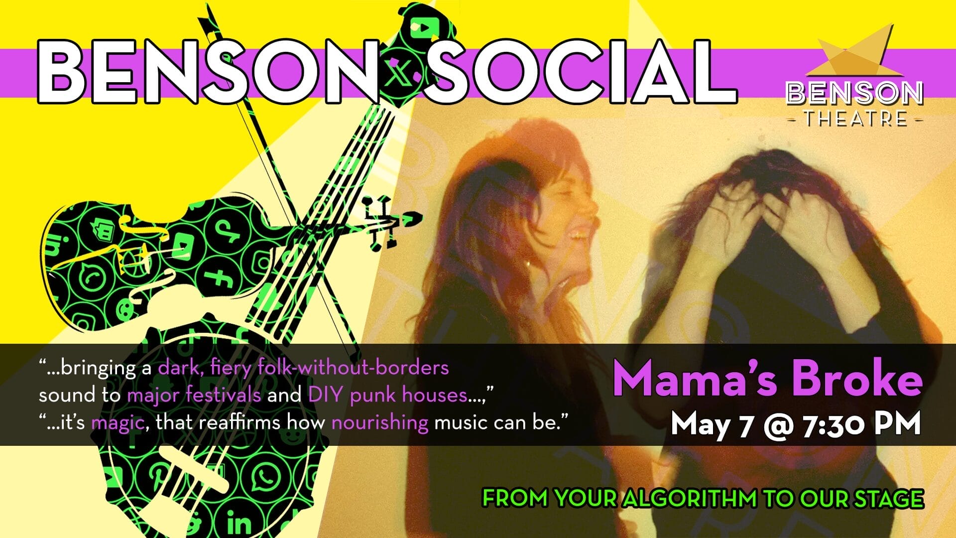 Benson Social Presents: Mama’s Broke on Their Spring Thyme Tour